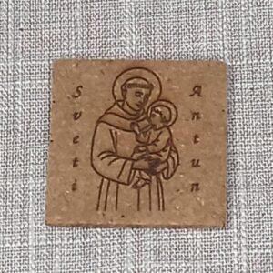 Drveni magnet manji - Sv. Antun