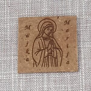 Drveni magnet manji - Majka Marija