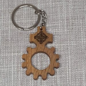 Privjesak drvena desetica - Hrvatski pleter iz Boke Kotorske