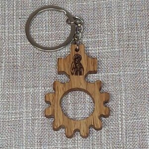 Privjesak drvena desetica - Majka Marija