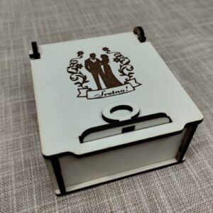 Prigodna kutijica za krunicu - Sretno! (vjenčanje)