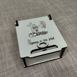 Prigodna kutijica za krunicu - Prva pričest - model 1