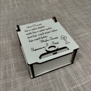 Prigodna kutijica za krunicu - Prva pričest - model 2