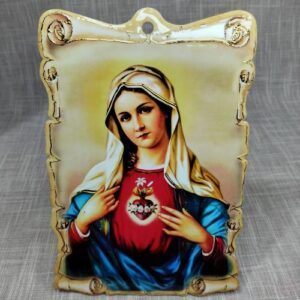 Slika na keramici - Gospa