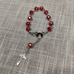 Krunica desetica s kopčicom - Gospa/Srce Isusovo