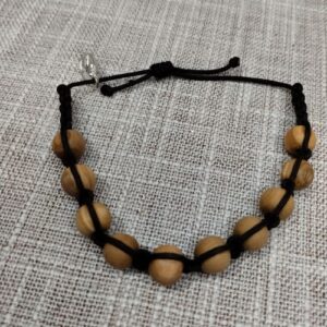 Narukvica pletena s medaljicom - maslina