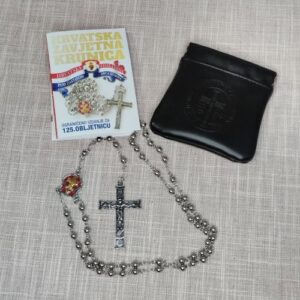 Hrvatska zavjetna krunica - čelik jubilarna