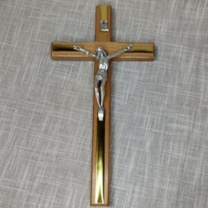 Zidni križ 30cm - djelomična metalna traka