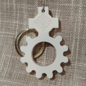 Privjesak kamena desetica - Hrvatski pleter iz Boke Kotorske