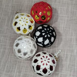 Heklana kuglica za bor - par