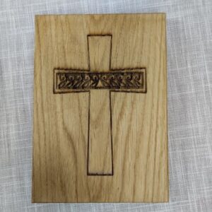 Gravura na drvetu - Križ s pleterom kneza Branimira (Šopot)