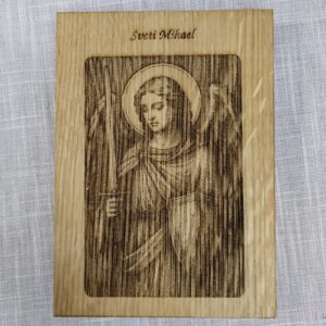 Gravura na drvetu - Sv. Mihael