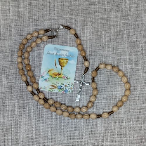 Drvena krunica za prvu pričest