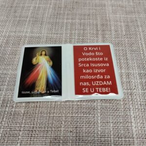 Mala molitva sa sličicom - Isuse, uzdam se u Tebe